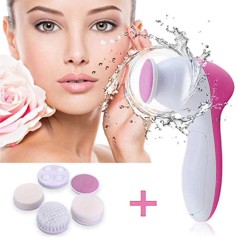 Máy Massage Và Rửa Mặt Đa Chức Năng Cầm Tay Mini 5 In 1 Beauty, Siêu Rẻ Sạch LỰA CHỌN SỐ CỦA CHỊ EM PHỤ NỮ!