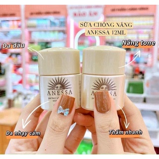 Kem Chống Nắng Anessa Perfect UV Mini 12ml spf50+++ Nhật Bản