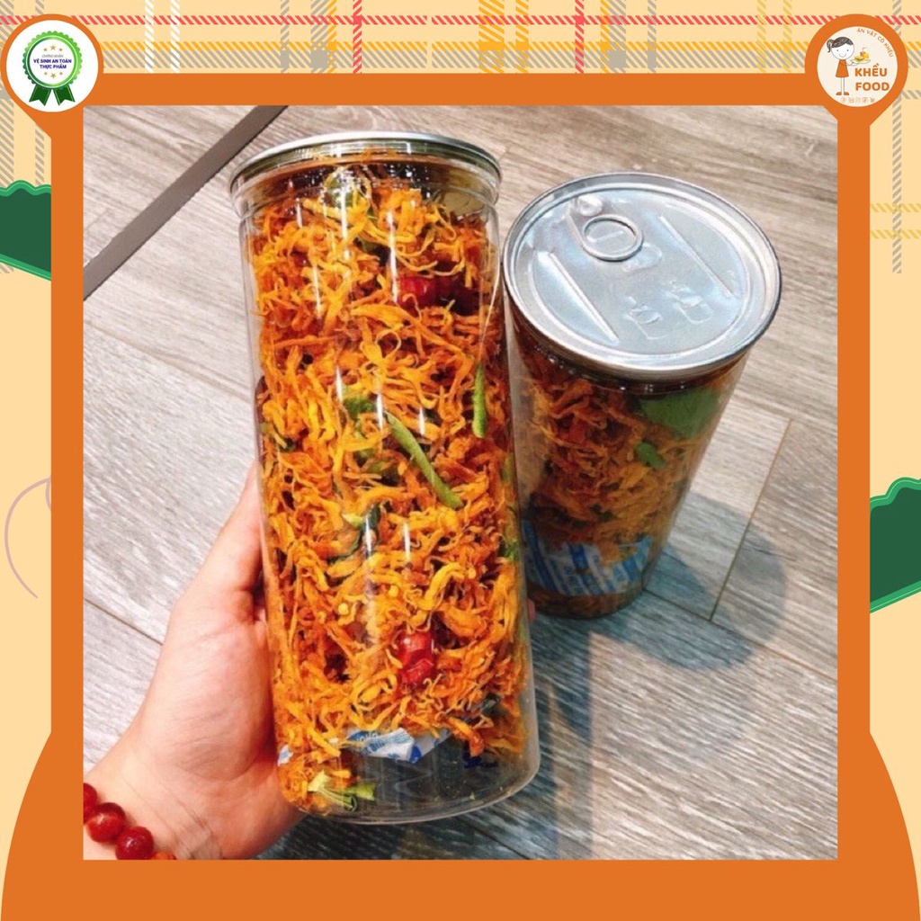 Khô gà lá chanh mềm ngon 300g hủ pet - Khều Food | BigBuy360 - bigbuy360.vn