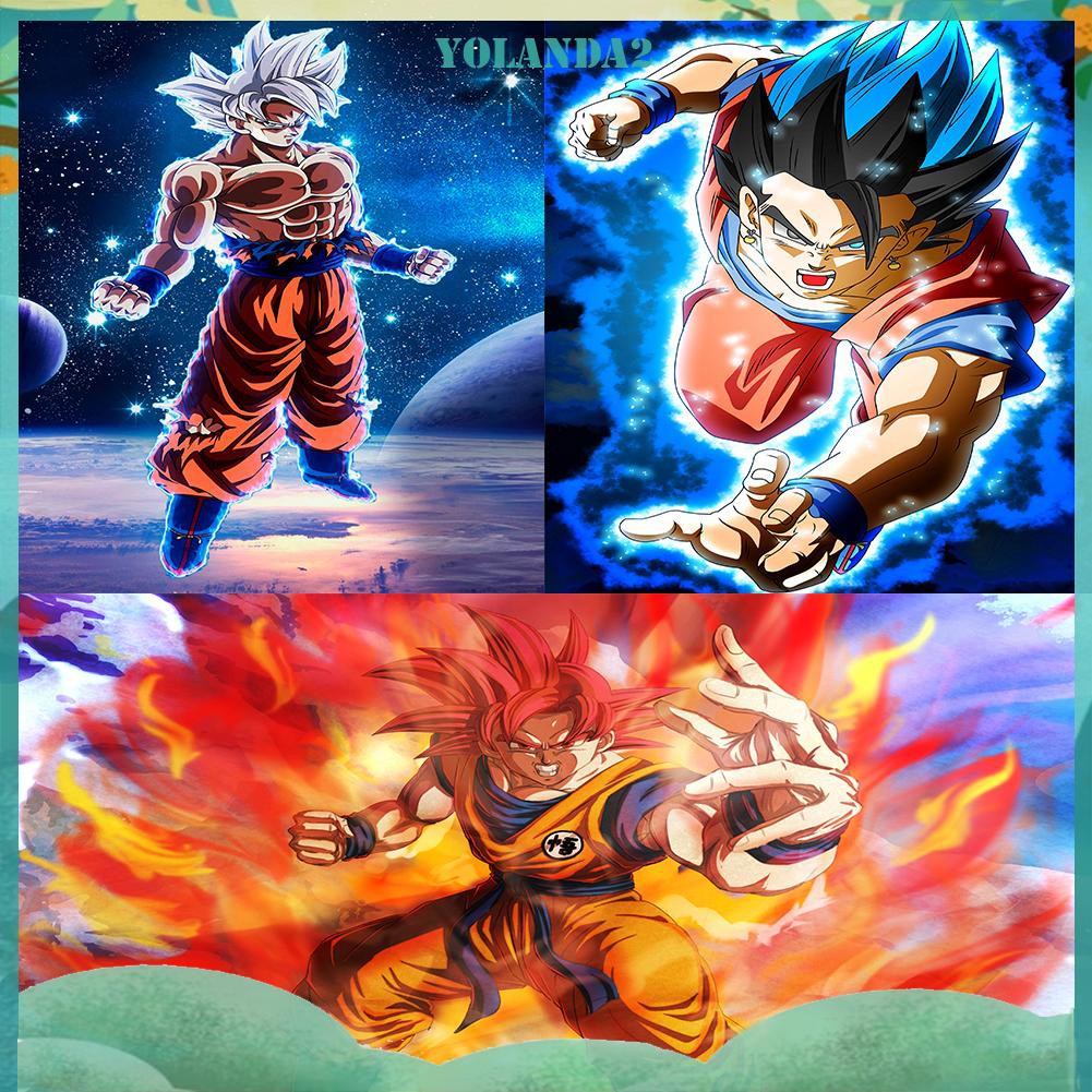Tranh đính đá 5d tự làm hình nhân vật Dragon Ball