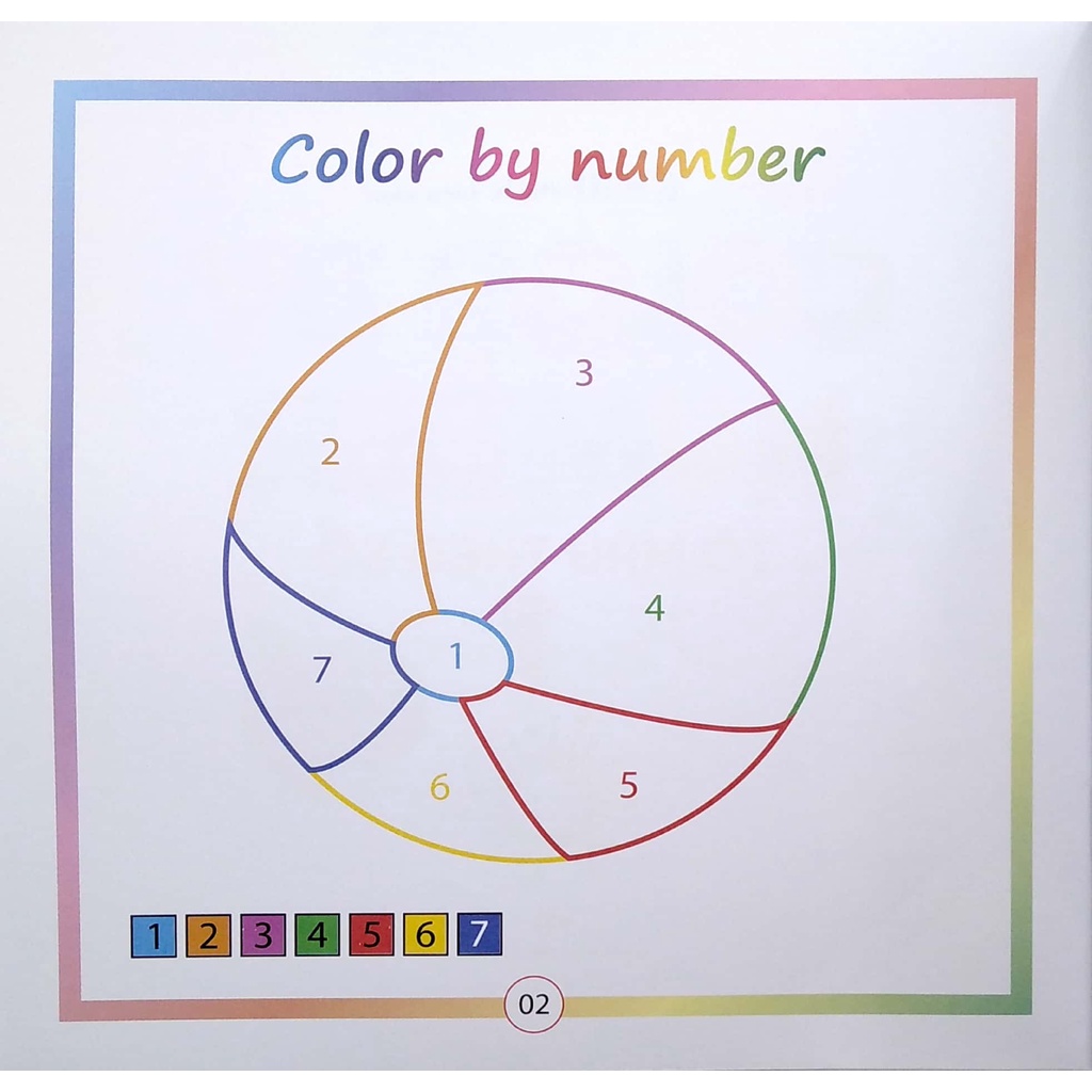 Sách Color By Number - Tô Màu Theo Số -Tập 1