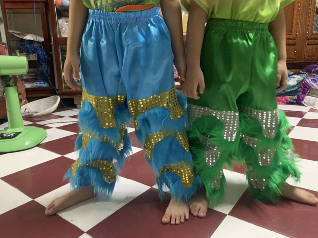 Quần lân kim sa trẻ em