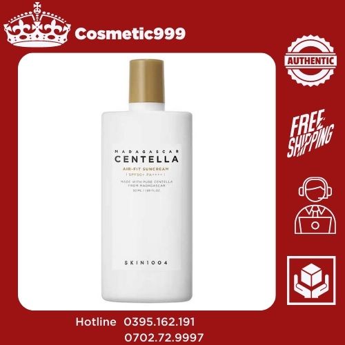 Kem chống nắng centella, kem chống nắng skin 1004 rau má hàn quốc chính hãng - Cosmetic999