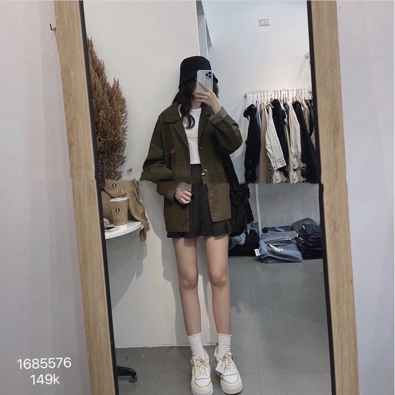Áo Khoác Kaki Cổ Vest 1685576