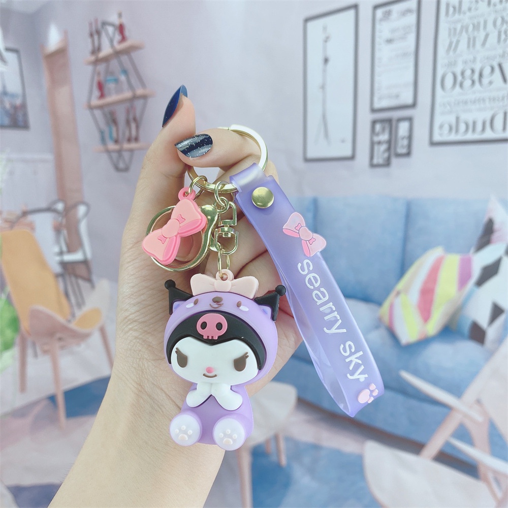 Móc Khóa Hình Búp Bê Hoạt Hình Sanrio Bằng Ngọc Bích Dễ Thương