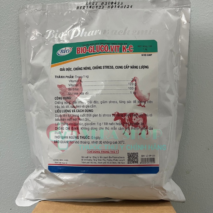 BIO GLUCO VIT KC GÓI 1KG - Điện giải