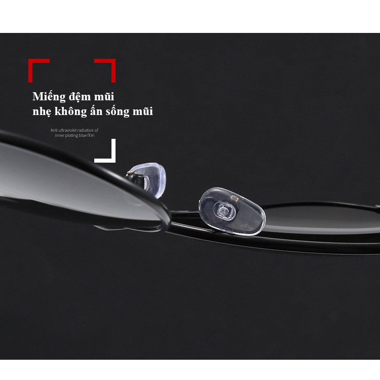 Kính Mát nam MH7M 🍀FREE SHIP🍀 kính râm phân cực lái xe phi công nam kiểu dáng thời trang,sành điệu GỌNG THÉP