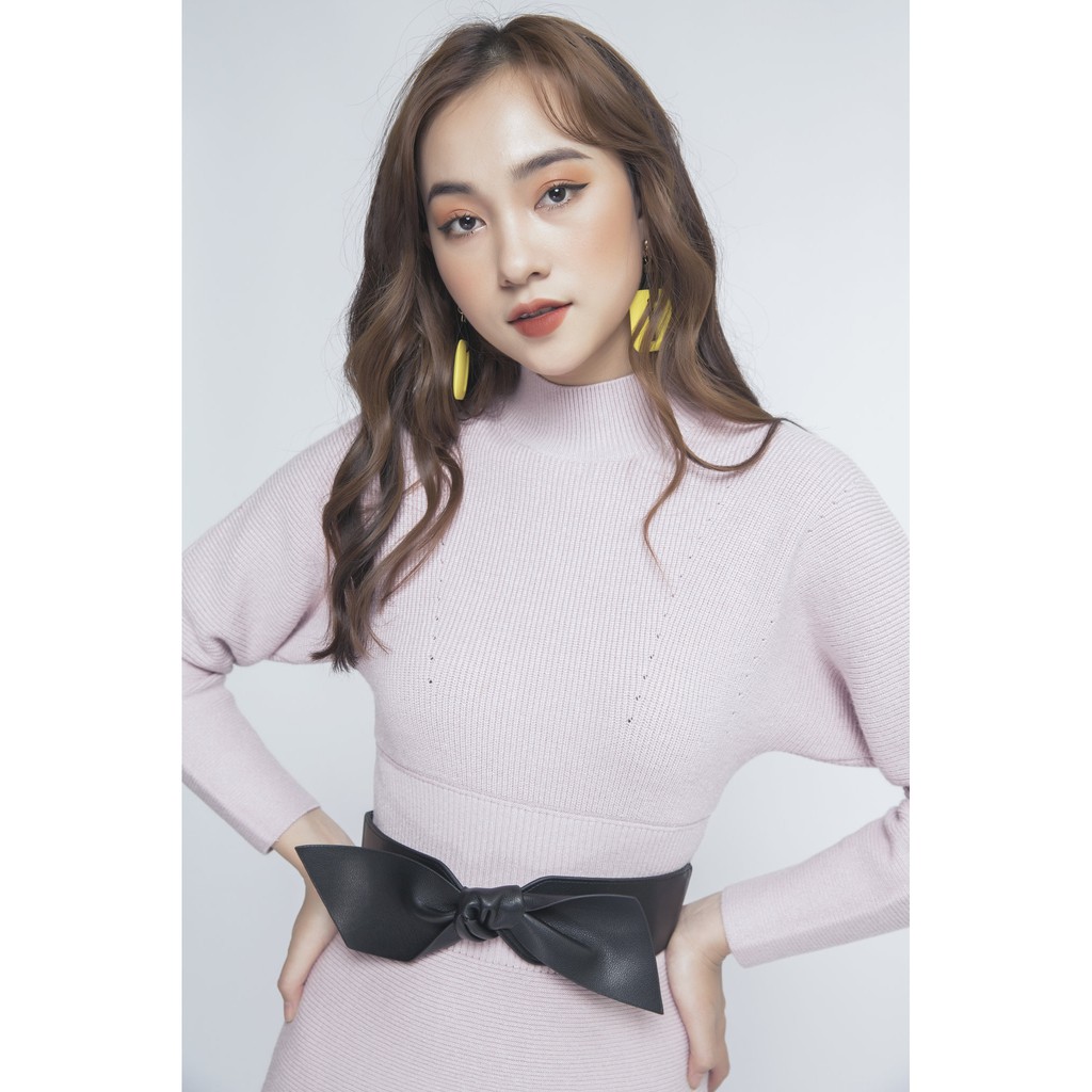 Đầm len dài tay nữ IVY moda MS 42M3734 | BigBuy360 - bigbuy360.vn
