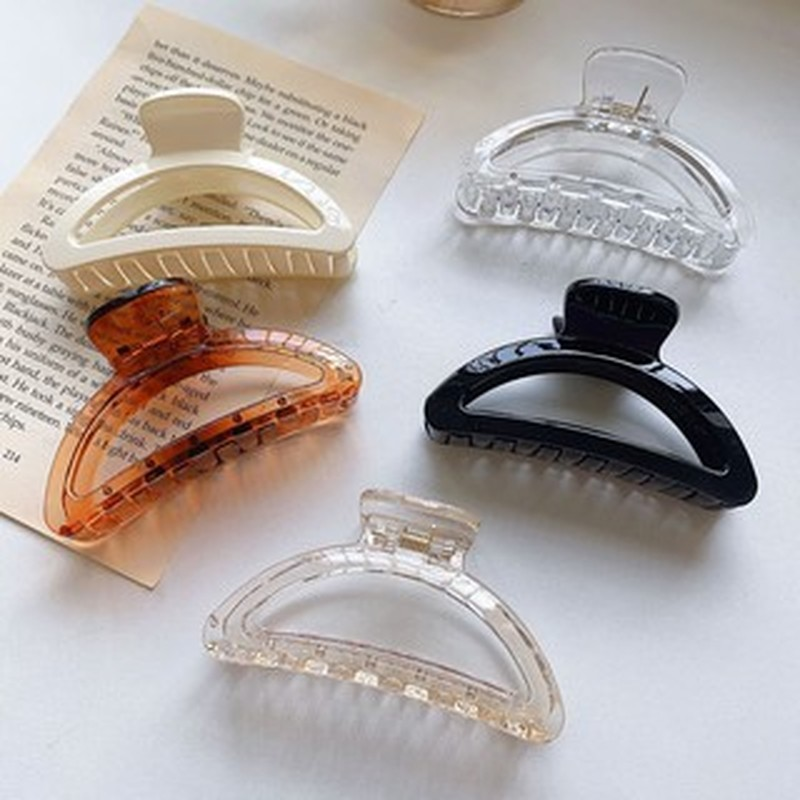 Kẹp Tóc Chất Liệu Bằng Nhựa Acrylic Phong Cách Cổ Điển Thời Trang