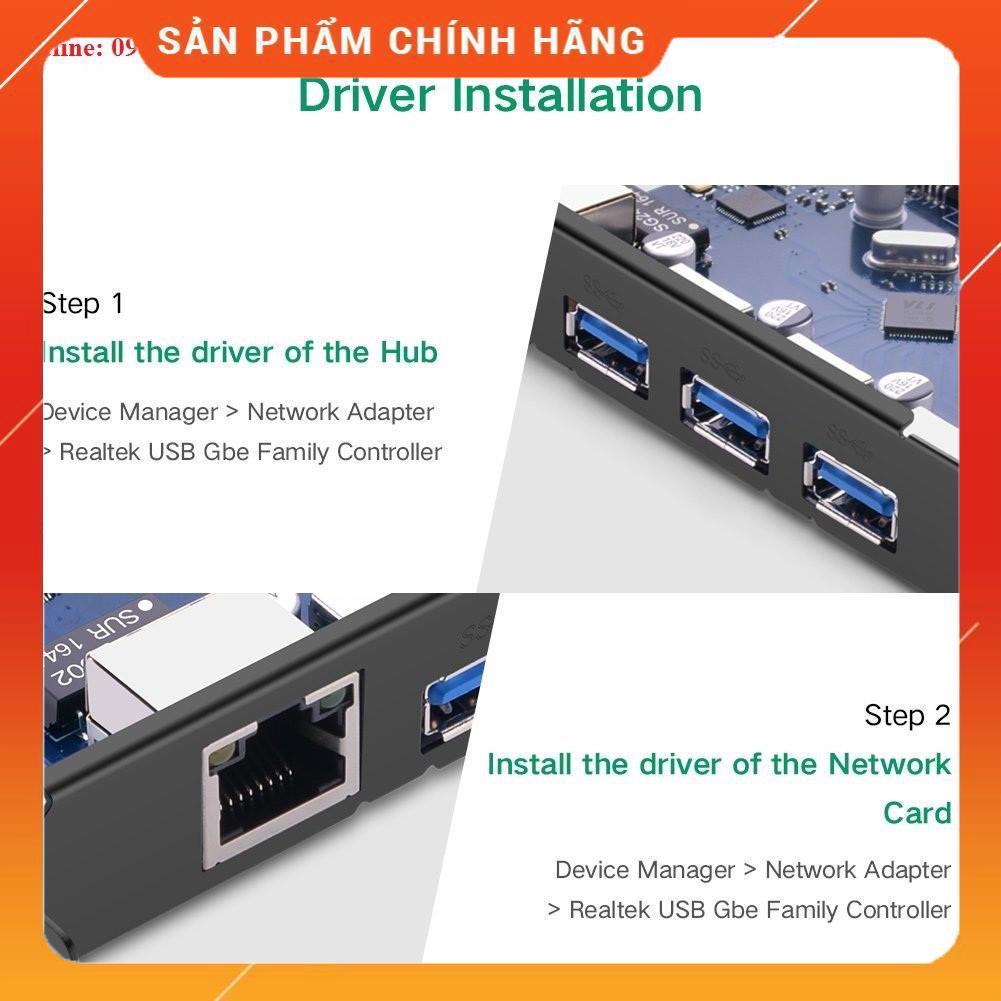 Card PCI Express sang USB 3.0 + lan UGREEN 30775 dailyphukien