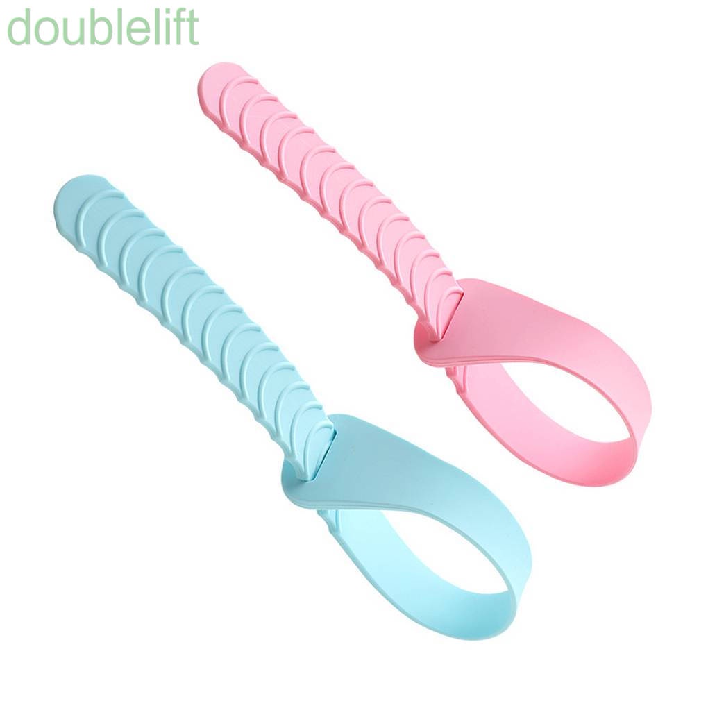 2 Dụng cụ nâng nắp bồn cầu bằng silicon màu sắc ngẫu nhiên