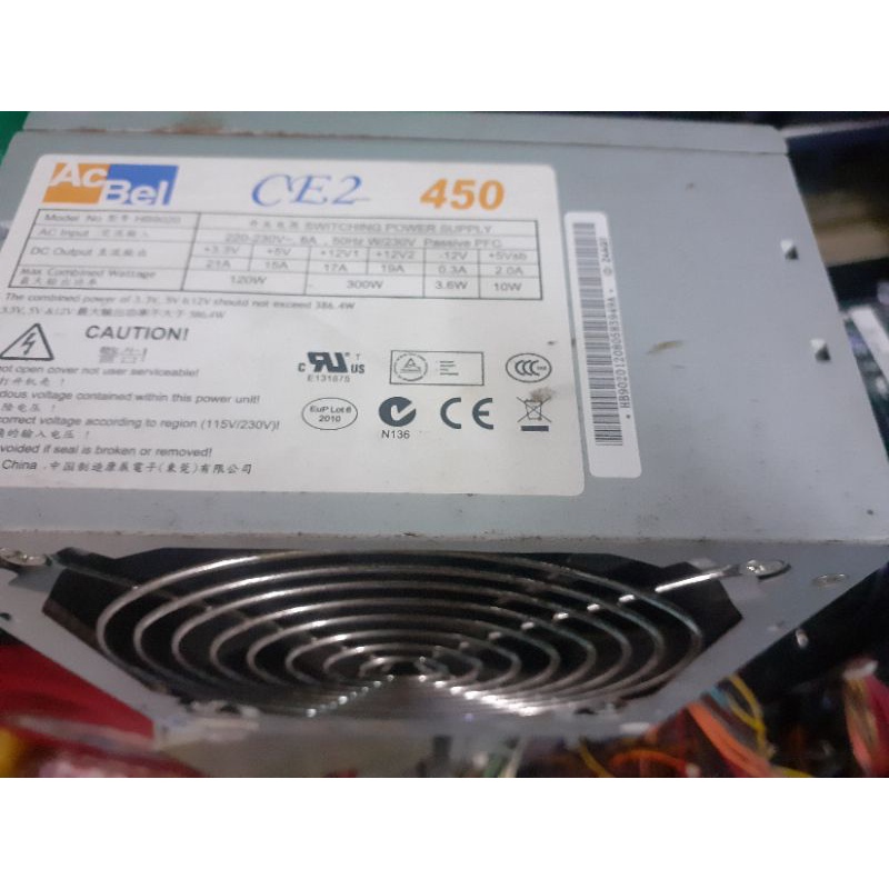 Nguồn Công suất thực 450W , 460W, 470W Cooler, Acbel, và nhiều hiệu khác