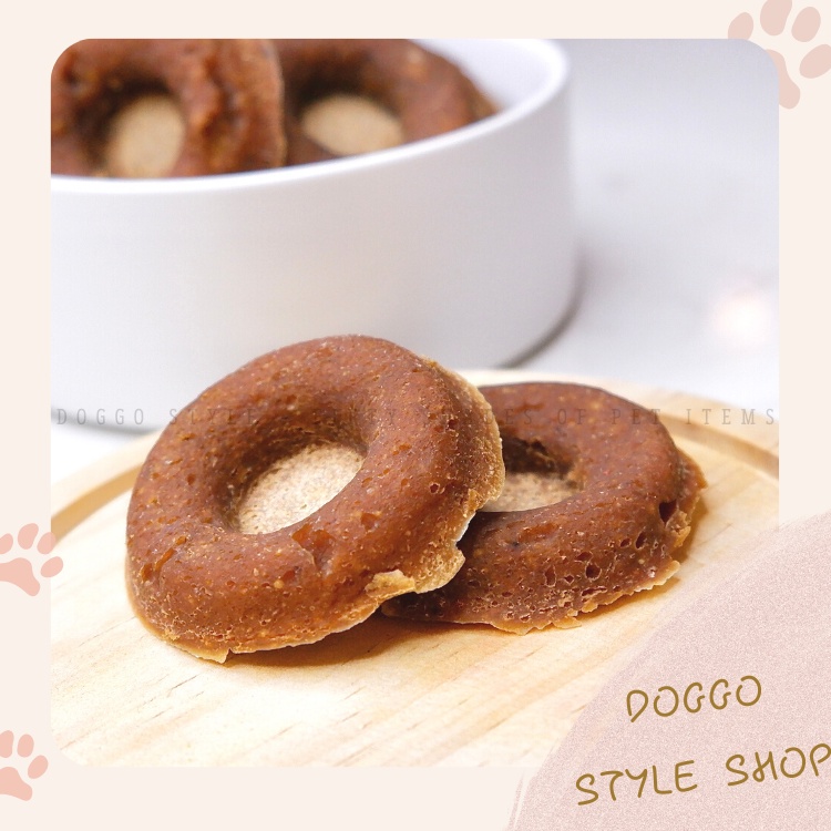 Treat Bánh Thưởng Cho Chó Donut Trái Cây Sấy Khô DOGGOSTYLE Homemade Cung Cấp Chất Xơ Cải Thiện Tiêu Hóa