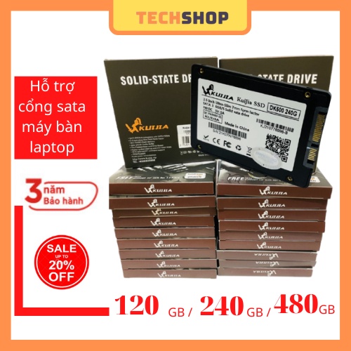SSD ổ cứng gắn trong 120g 240g 480g kujia 2.5 inch SATA 3, dùng cho laptop máy tính để bàn Hàng Bảo Hành 36 Tháng