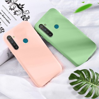 Ốp điện thoại silicon TPU màu sắc đáng yêu cho Realme 5i 5S 5 Pro