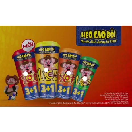 Xúc xích cao bồi lắc Masan 3 cây x 20g