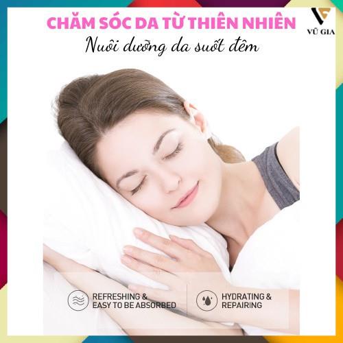 Mặt Nạ, Mặt Nạ Ngủ Hoa Anh Đào LAIKOU 15 Gói Dưỡng Ẩm Trắng Da Giảm Đốm Mụn Giúp Đều Màu Da Một Cách Tự Nhiên