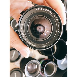 Ống kính MF Konica Hexanon AR 28mm F3.5
