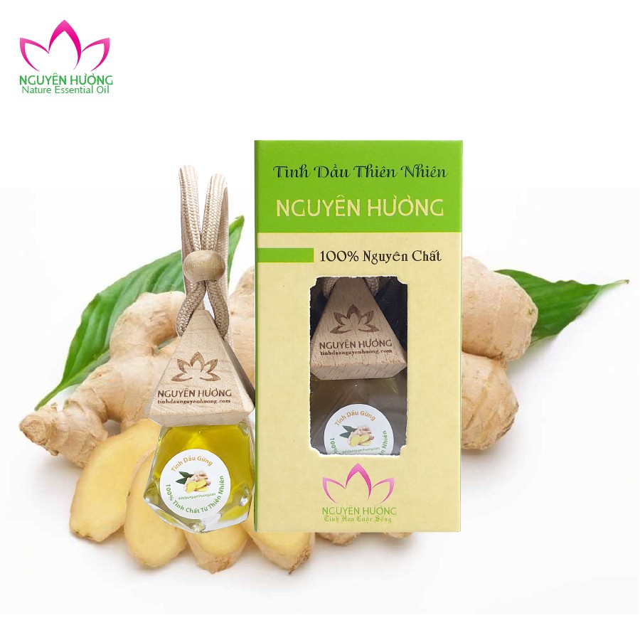 Tinh Dầu Gừng (Ginger ) – 100% nguyên chất ( Treo xe, Xông thơm phòng... ) | Thế Giới Skin Care
