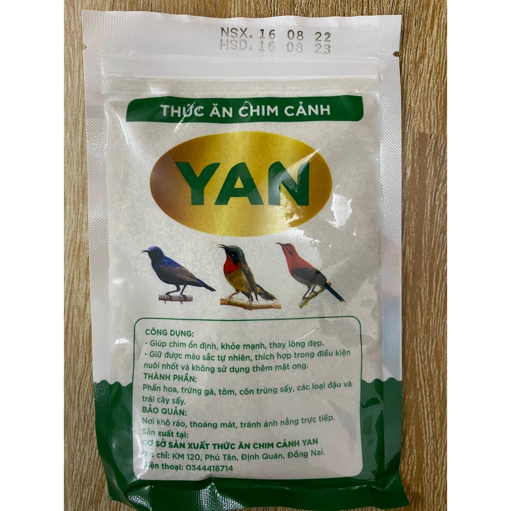 Cám chim hút mật Yan thời hạn sử dụng 1 năm
