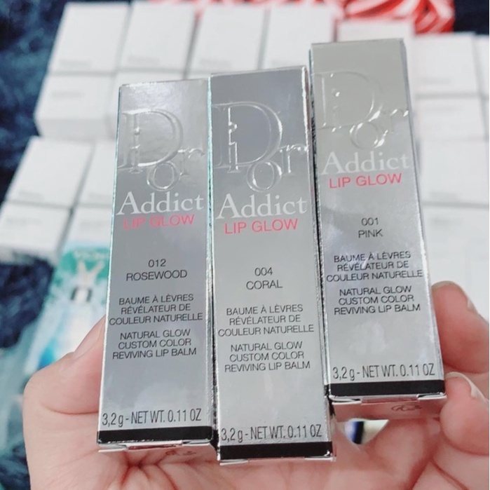 Son Dưỡng Dior Lip Glow 012 Và 004, 001
