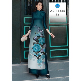 vải áo dài in Hoa
