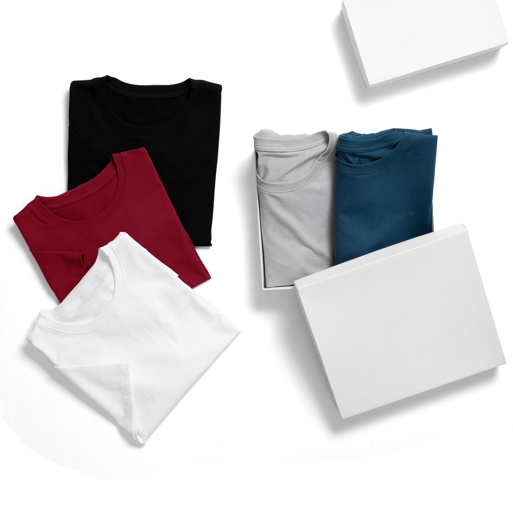 Áo thun nam cổ tròn, Áo phông nam vải Cotton co giãn 4 chiều, dày dặn, thoải mái | BigBuy360 - bigbuy360.vn