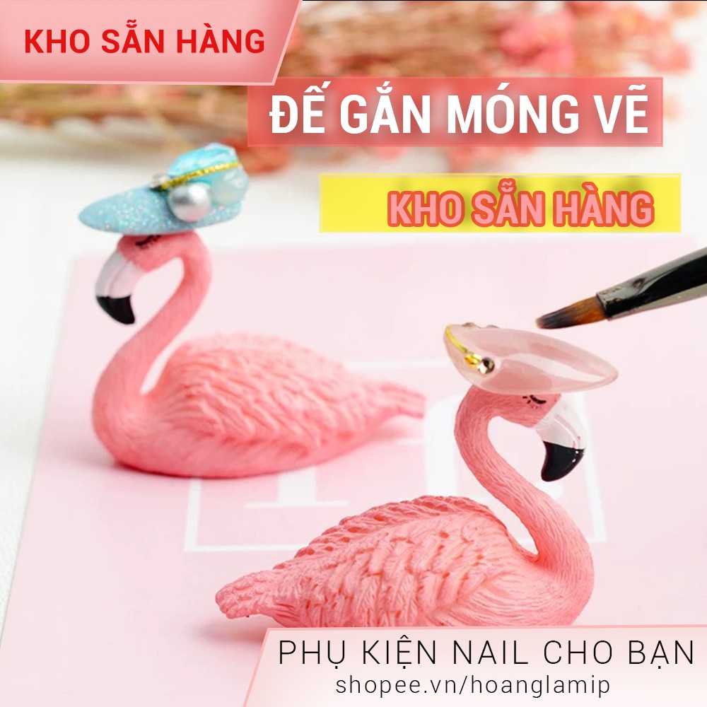 Đế Gắn Móng Tập Vẽ, Sơn - Hình Hồng Hạc, Thiên Nga - Dụng Cụ Làm Móng |  Thefaceholic.Com