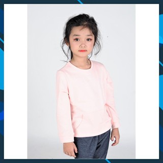Haki_ Áo nỉ da cá bé gái - hồng-Haki [HÀNG ĐẸP CHUẨN]
