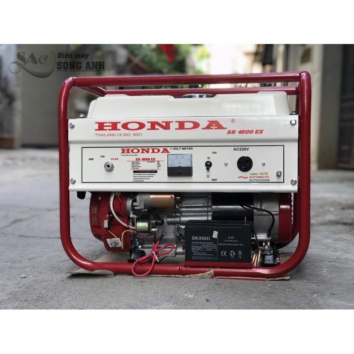 Xả kho hàng Máy Phát Điện Honda 3.5kw- SH4500 Chạy X.ăng Đề nổ hàng loại 1 tại Phú Thọ, Bắc Ninh, Hải Dương, Hưng Yên.