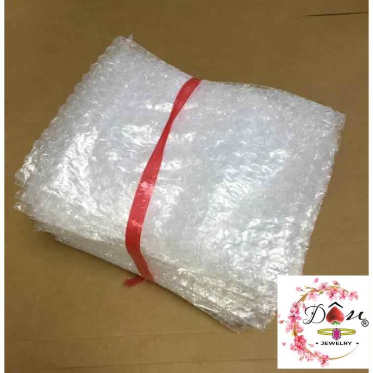 50 Túi màng xốp hơi - Túi bong bóng khí - Màng xốp nổ cắt sẵn theo kích thước ship gửi hàng