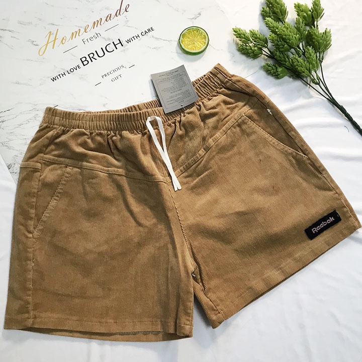 Quần đùi nữ chất nhung freesize từ 42-48kg, quần short nữ - QG59