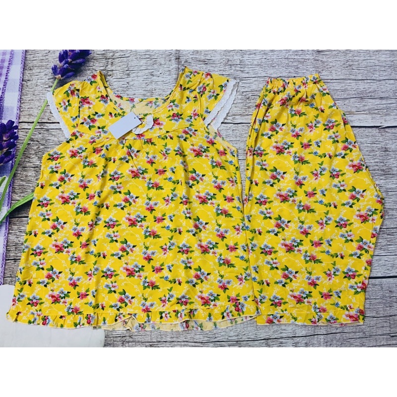 SIZE 3(60kg-67kg) Đồ bộ mặc nhà vải tole lanh ❤️FREESHIP❤️- Lửng