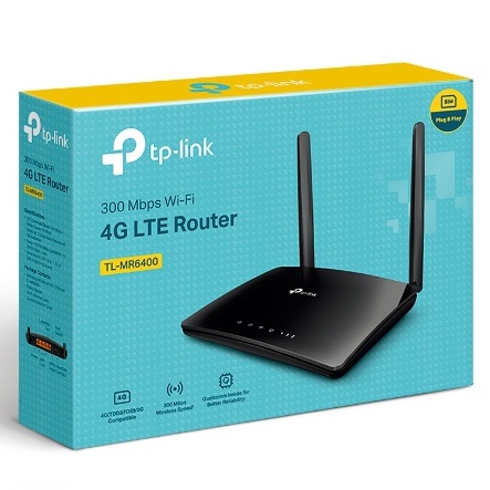 Bộ phát Router Wi-Fi Chuẩn N dùng sim 4G LTE TP-LINK TL-MR6400 Tốc Độ 300Mbps