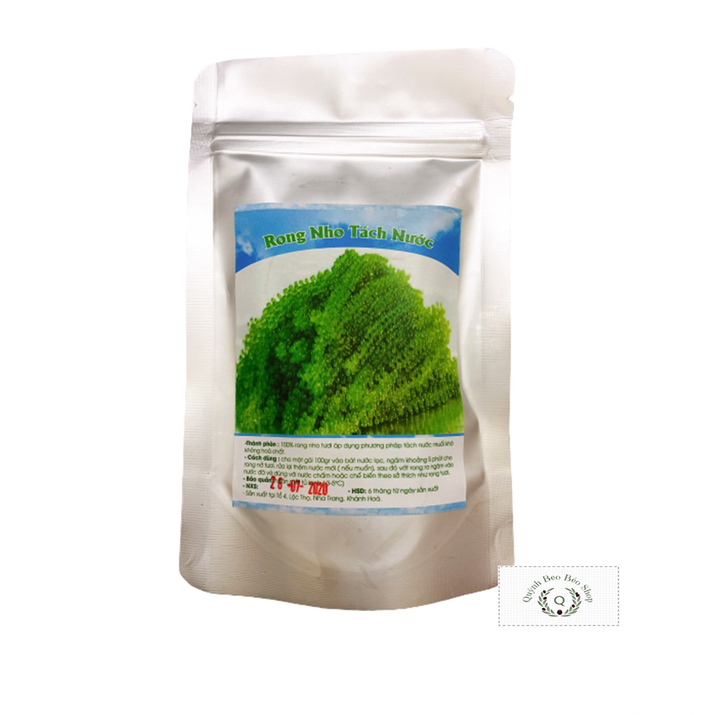 (100g) Rong nho tách nước Nha Trang giòn ngon | BigBuy360 - bigbuy360.vn