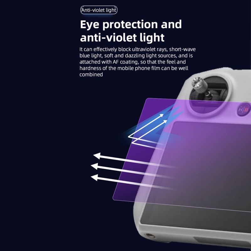 Kính Cường Lực 9H Bảo Vệ Màn Hình Điều Khiển Từ Xa Cho Mini 3 Pro