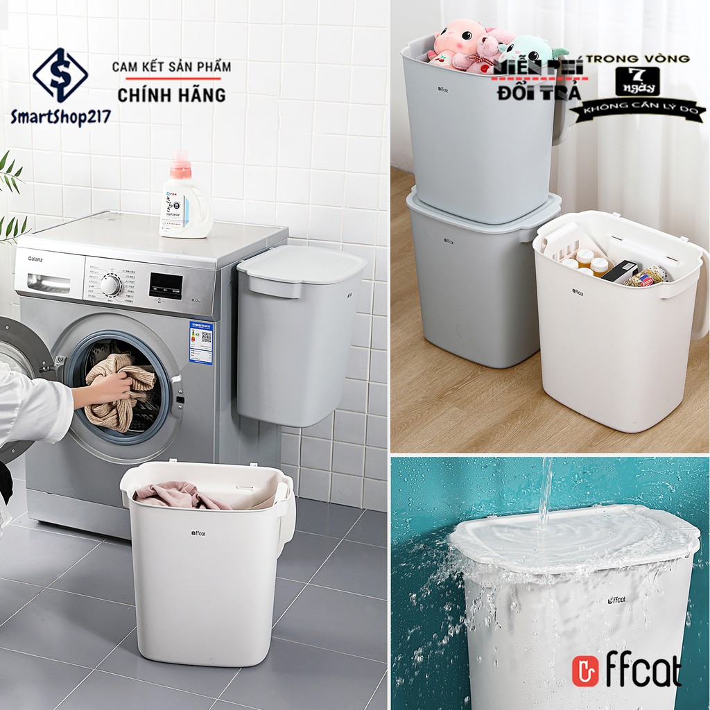 Giỏ Đựng Quần Áo Treo Tường Chống Nước - Thương Hiệu Nhật Bản FFCAT