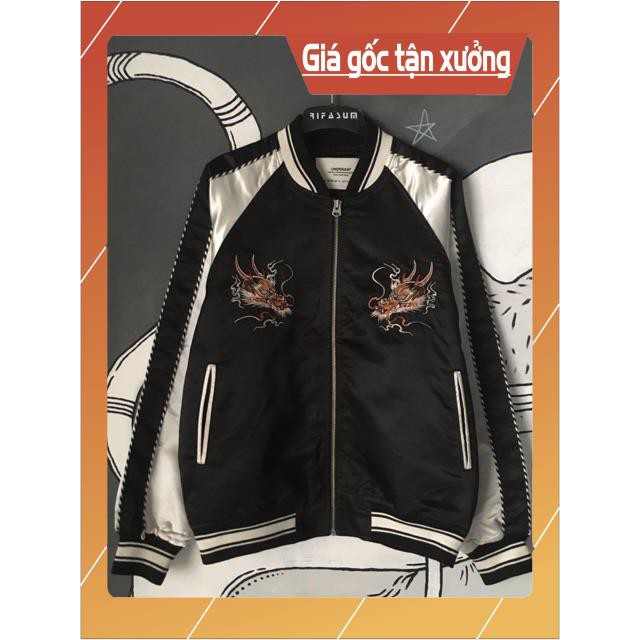 (Ảnh thật)sz M L Áo bomber thêu rồng bao chất size M L ❌❌❌ hàng siêu cấp | BigBuy360 - bigbuy360.vn