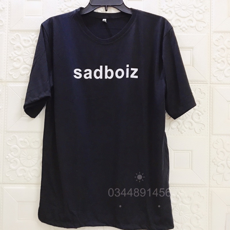 Áo thun tay lỡ form rộng sad boiz giá rẻ | BigBuy360 - bigbuy360.vn