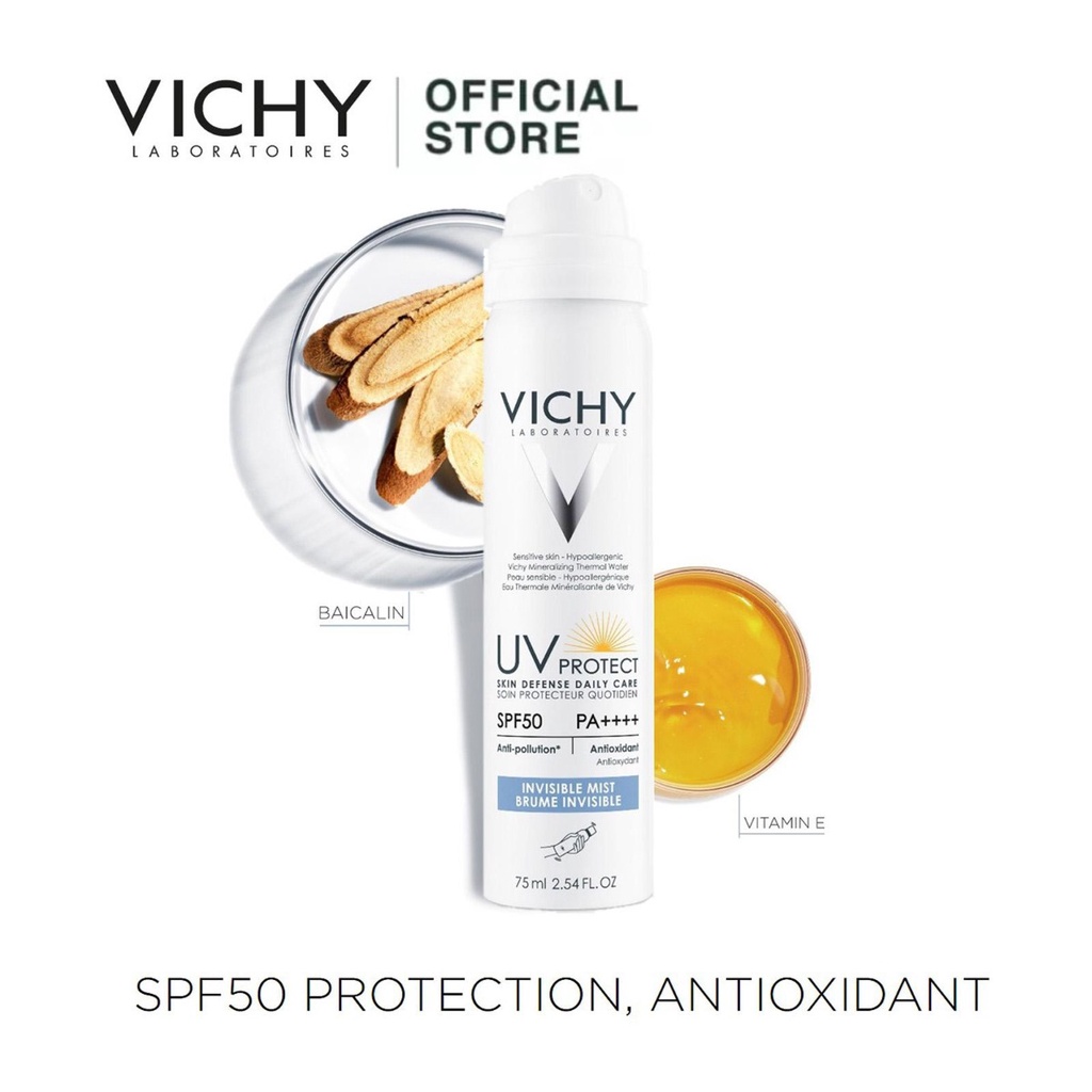 Chống nắng Vichy dạng xịt UV Protect Skin 75ml