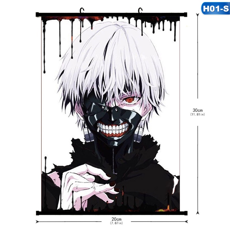 Poster treo tường họa tiết hoạt hình anime Nhật Bản Tokyo Ghoul Ken