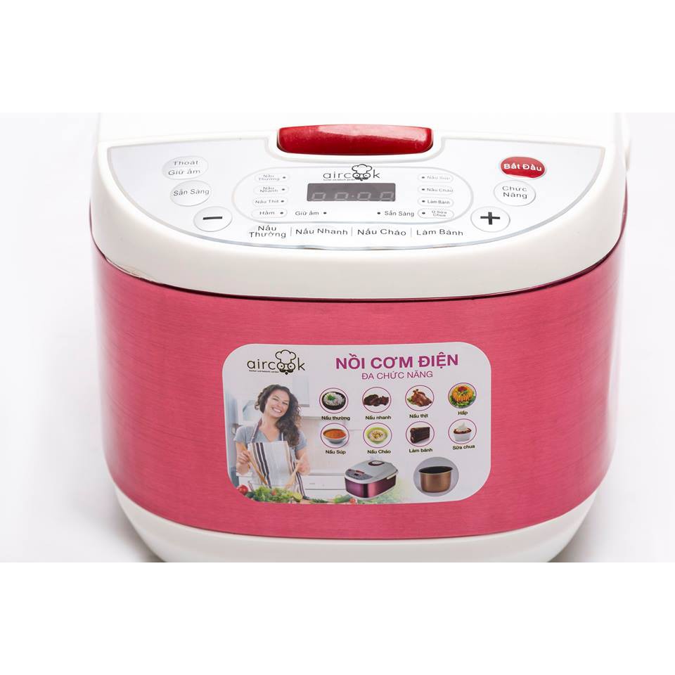 Nồi cơm điện AirCook 8 chức năng (1.8 Lít) Sale 45% | WebRaoVat - webraovat.net.vn