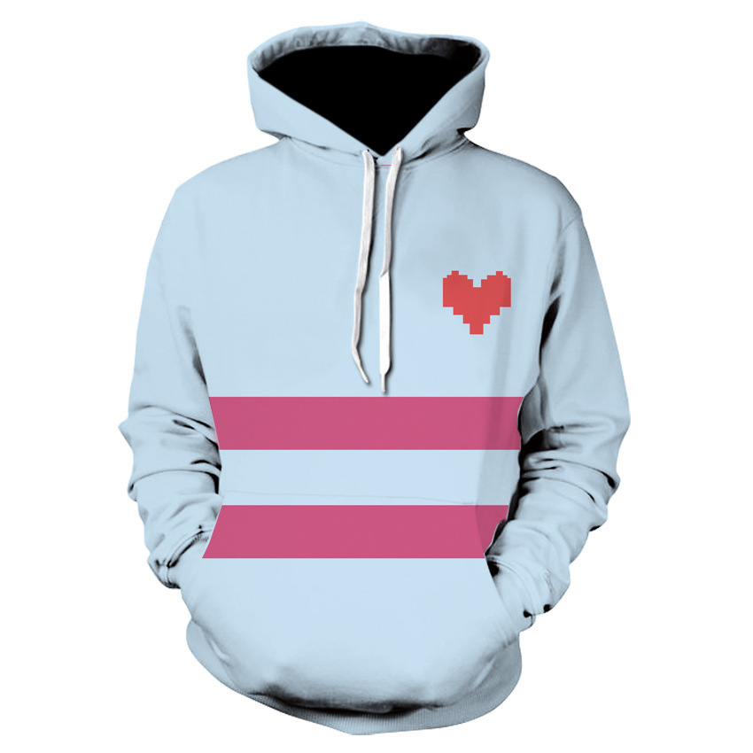 Áo Hoodie In Hình Game Undertale 3d Độc Đáo