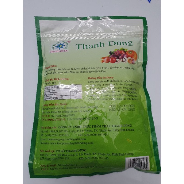 Hạt nêm chay rau củ 500gr