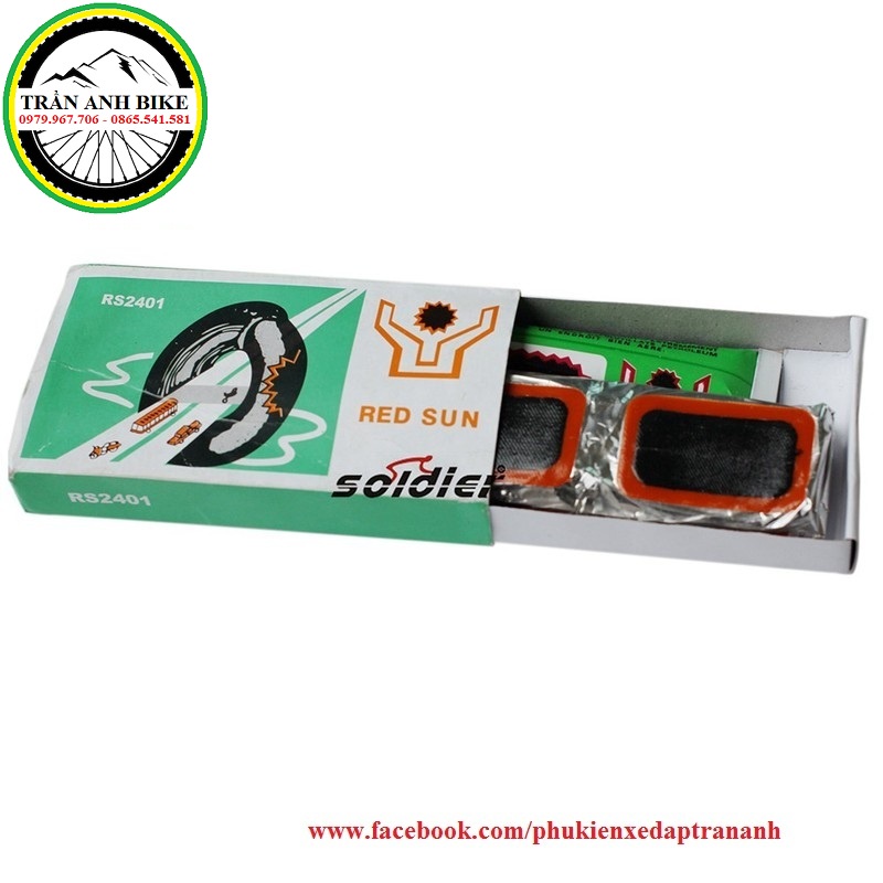 Hộp miếng vá săm ruột xe đạp REDSUN RS4803