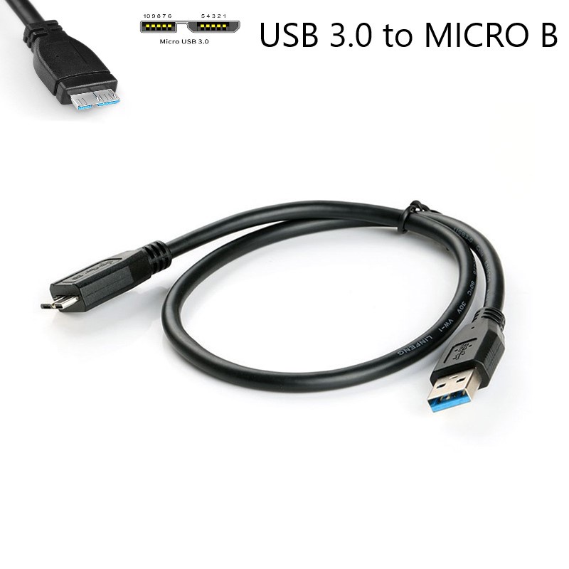 Dây cáp ổ cứng di động / Cáp USB 3.0 to Micro B