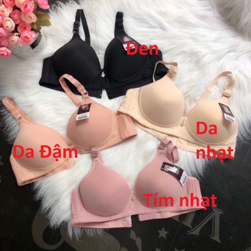 Áo ngực nữ cotton không mút không gọng thông hơi LAN866 size 38 40 42 44