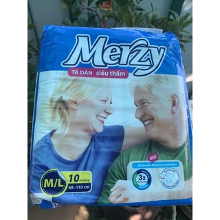 tả người già Merzy Size M/L gói 10 miếng siêu thấm