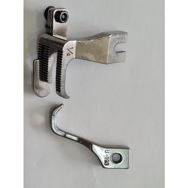 Bộ Chân Vịt Bước 1 Kim  Máy May Công Nghiệp Mí Sóng Phải 1/4 - 1/8  Linh kiện và phụ tùng máy may công nghiệp