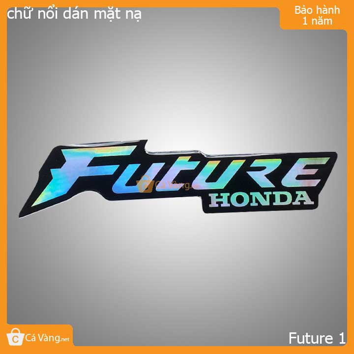 Logo dẽo dán mặt nạ trang trí cho xe Future 1 loại tốt giá rẻ